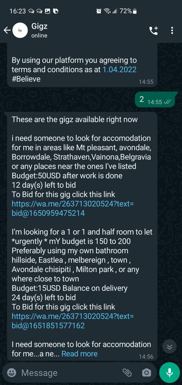 Available gigz